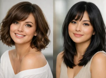 Best Haircut for Round Faces That Flatters