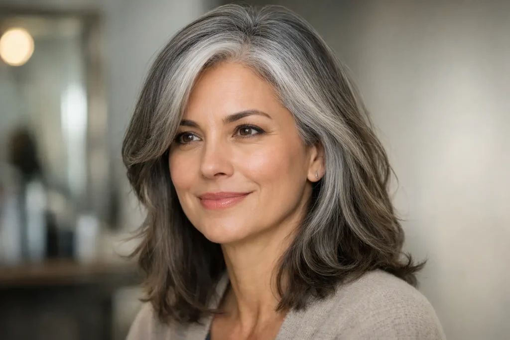 Grey Blending Hair Color That Looks Natural