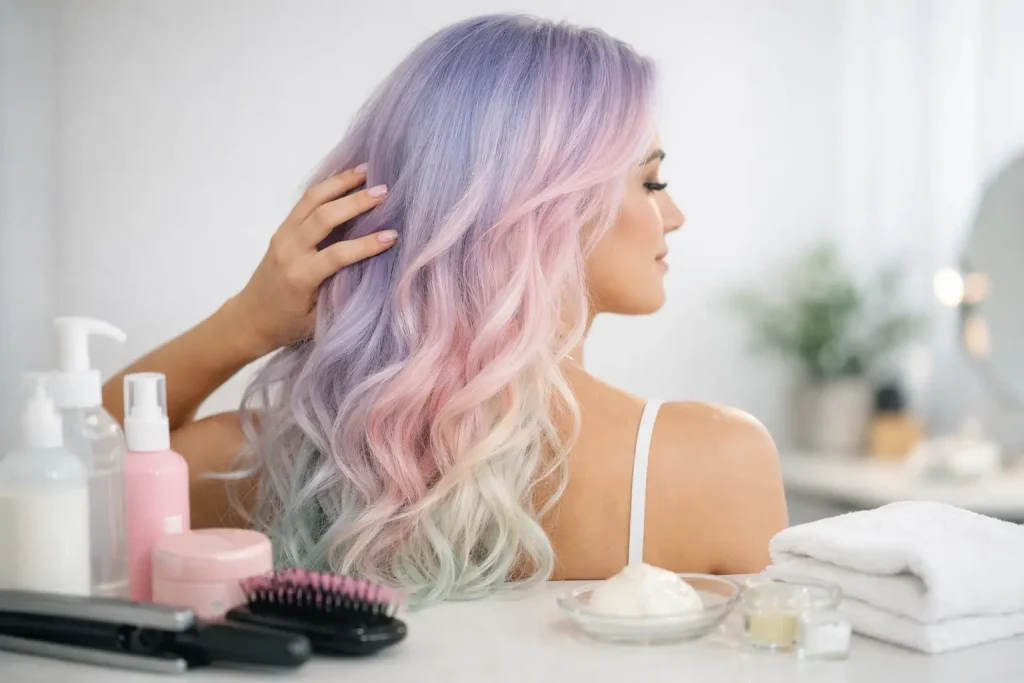 Pastel Hair Color Maintenance That Works