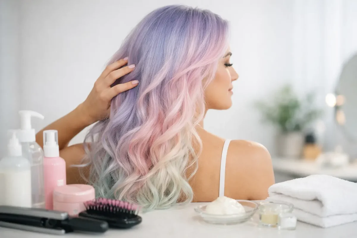 Pastel Hair Color Maintenance That Works