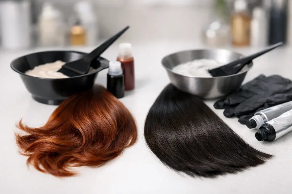Semi Permanent vs Permanent Color