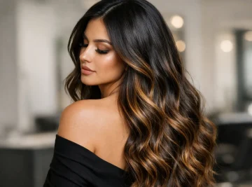 Balayage for Dark Hair That Looks Expensive