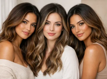 Best Balayage for Brunettes by Skin Tone