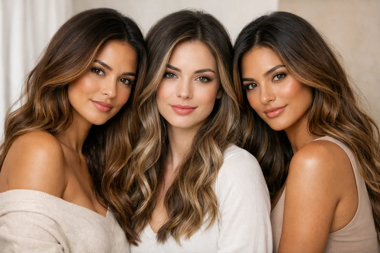 Best Balayage for Brunettes by Skin Tone