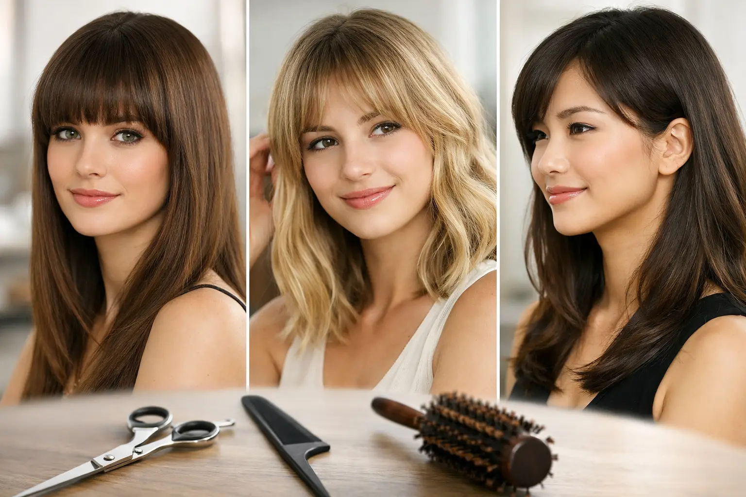 How to Choose Bangs Style for Your Features