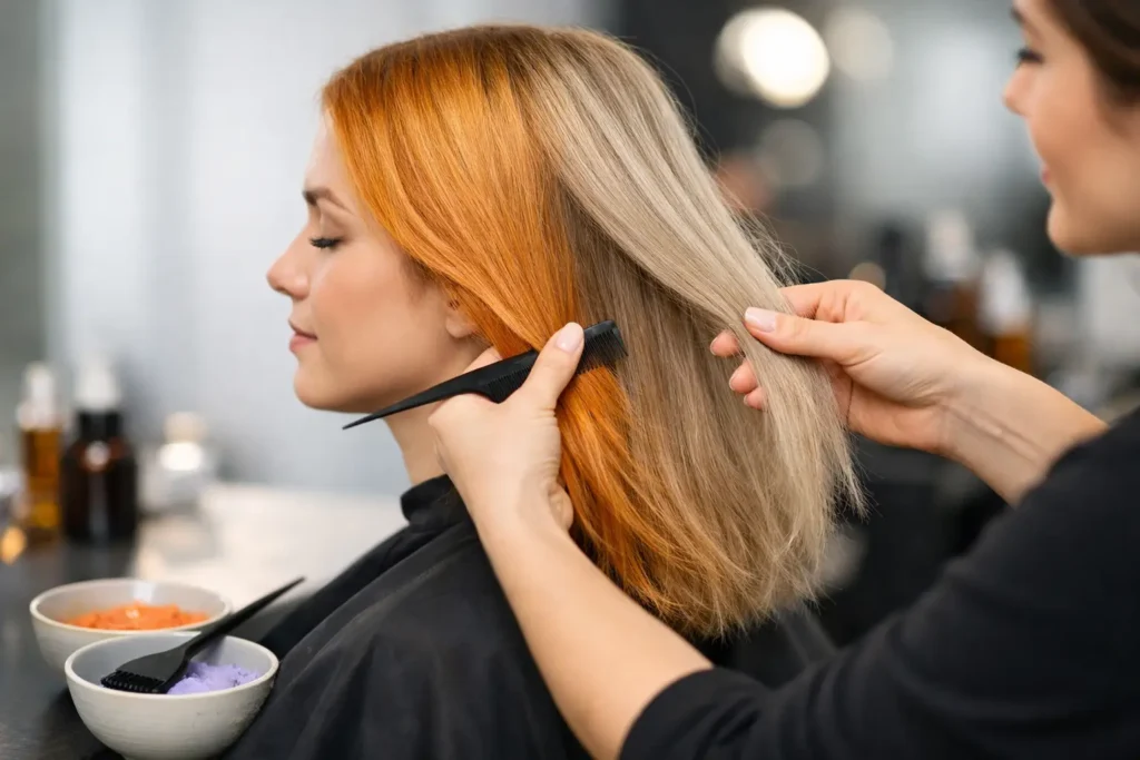 Correcting Orange Tones Guide for Salon Color